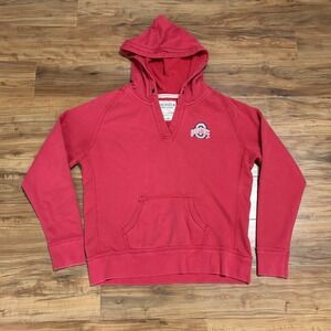 Ohio State University Women's Medium Hoodie Colosseum Athletics Buckeyes OSU red